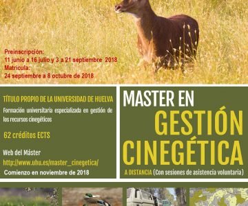 Máster en Gestión Cinegética- Universidad de Huelva