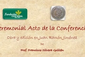 Conferencia de Francisco Silvera: Obra y edición en Juan Ramón Jiménez