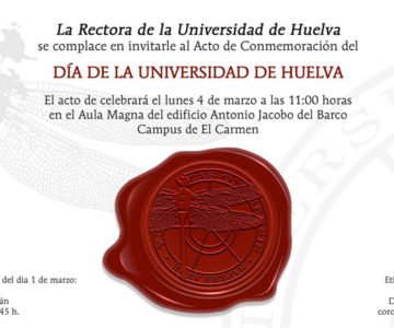 DÍA DE LA UNIVERSIDAD DE HUELVA- 4 de marzo 2019