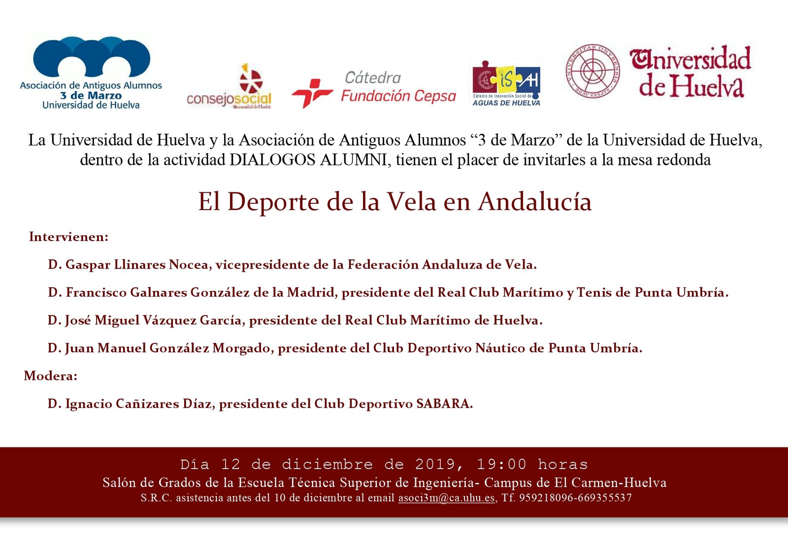 Mesa redonda ‘El Deporte de la Vela en Andalucía’